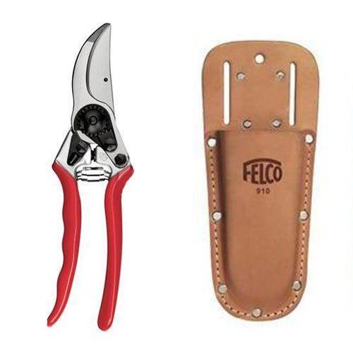 Felco 2 Classic Pruner (F2) With Felco 910 Pruner Holder Pouch